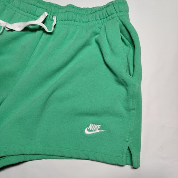 NIKE Vintage Retro Inspired Green Gym Athletic Shorts Athleisure Cozy Womens XXL - Picture 4 of 7